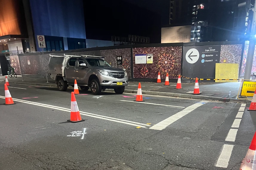 Road works for underground locating