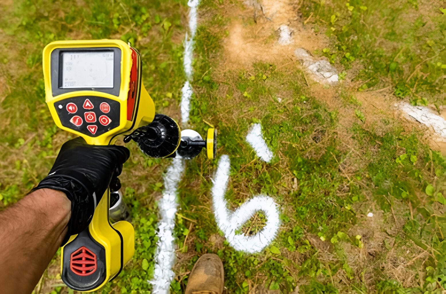 Technician performing accurate locating services at a Sydney work site