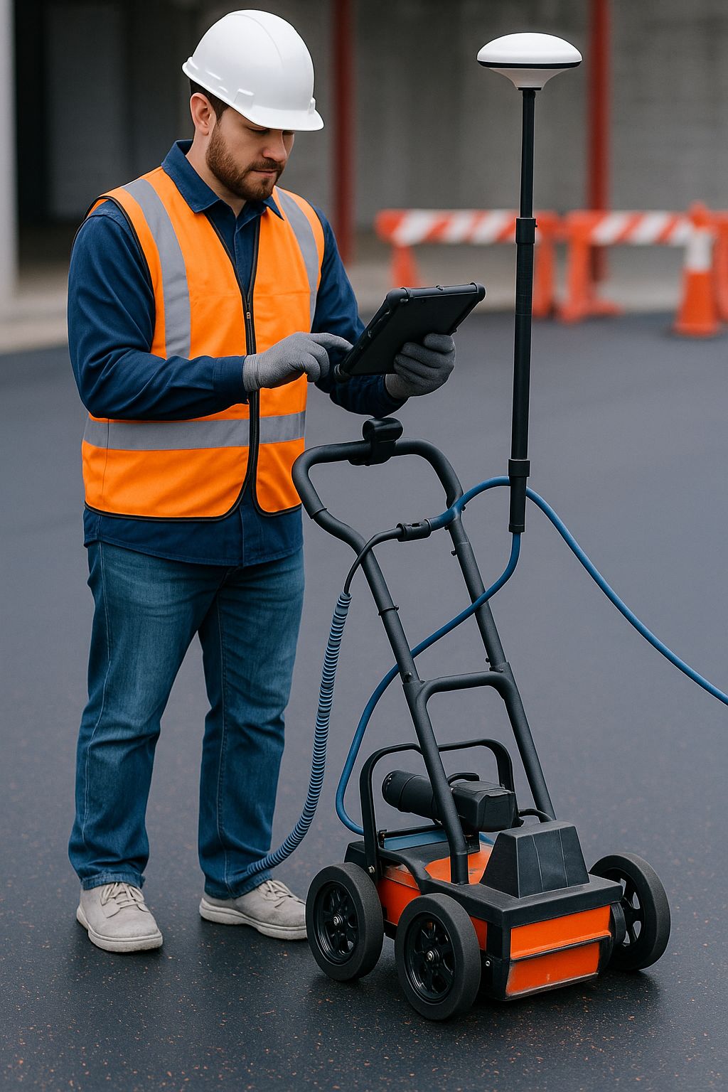 GPR scanning combined with GPS mapping for accurate utility detection