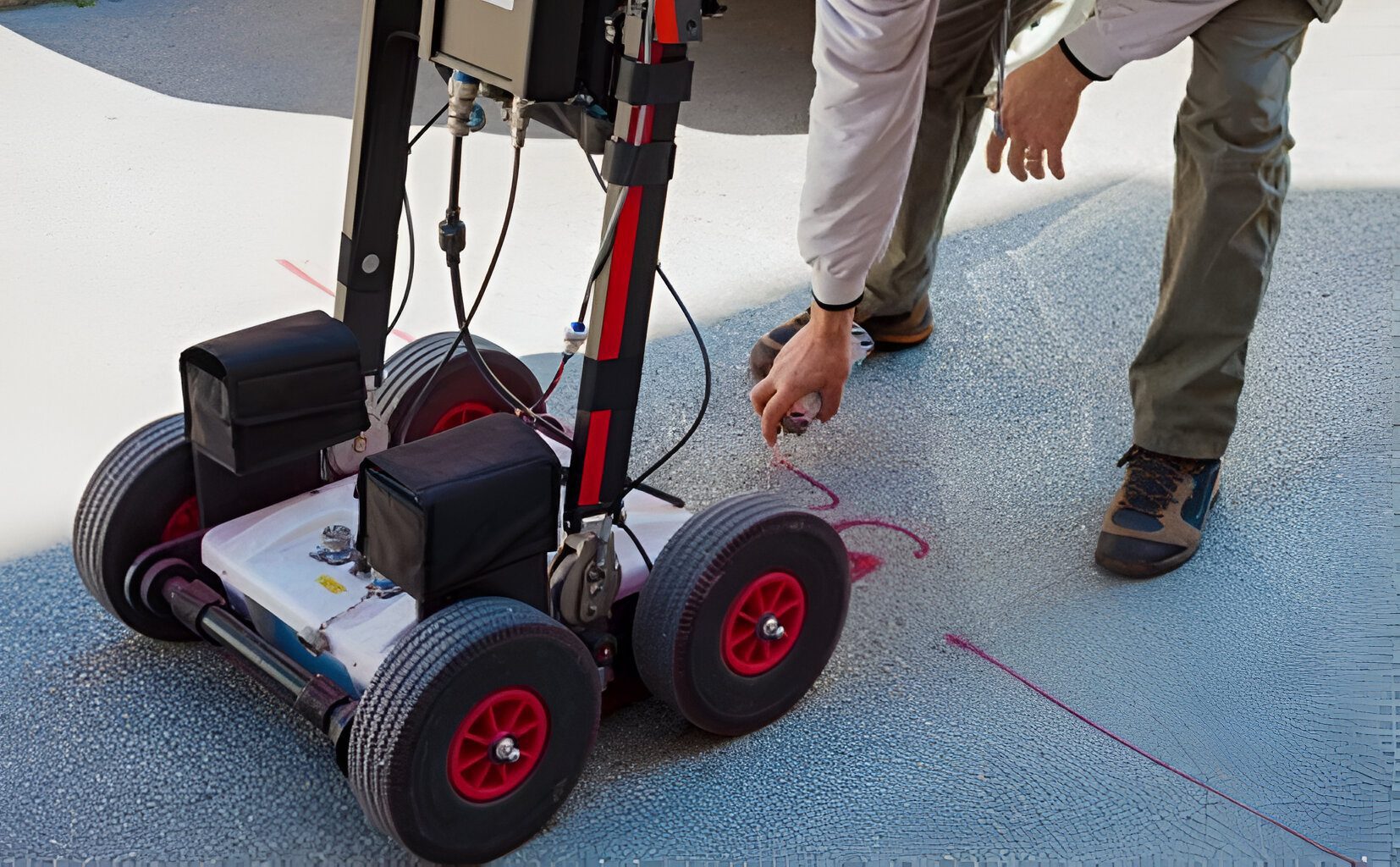 Underground scanning services on Central Coast construction site